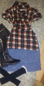 Bundle of 4  shirt/ Skirt /boots/Leg warmers